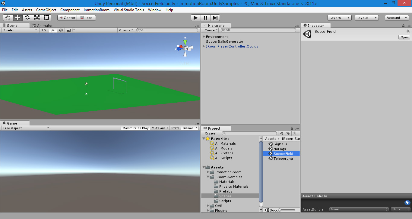 A screenshot of Unity 3D