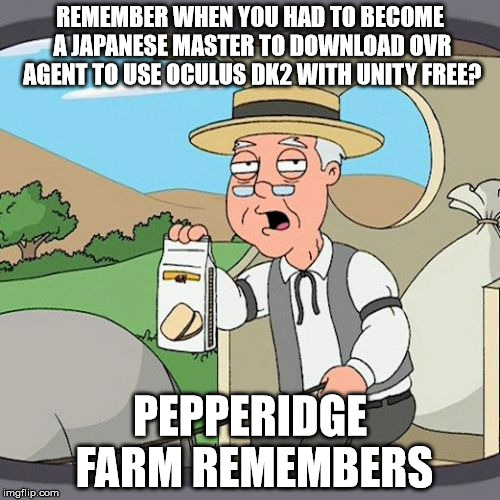 Oculus Rift DK2 Pepperidge Farm Remembers