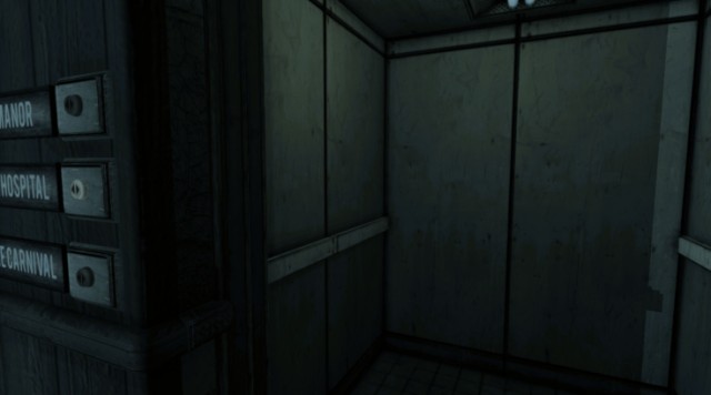 The affected horror VR elevator